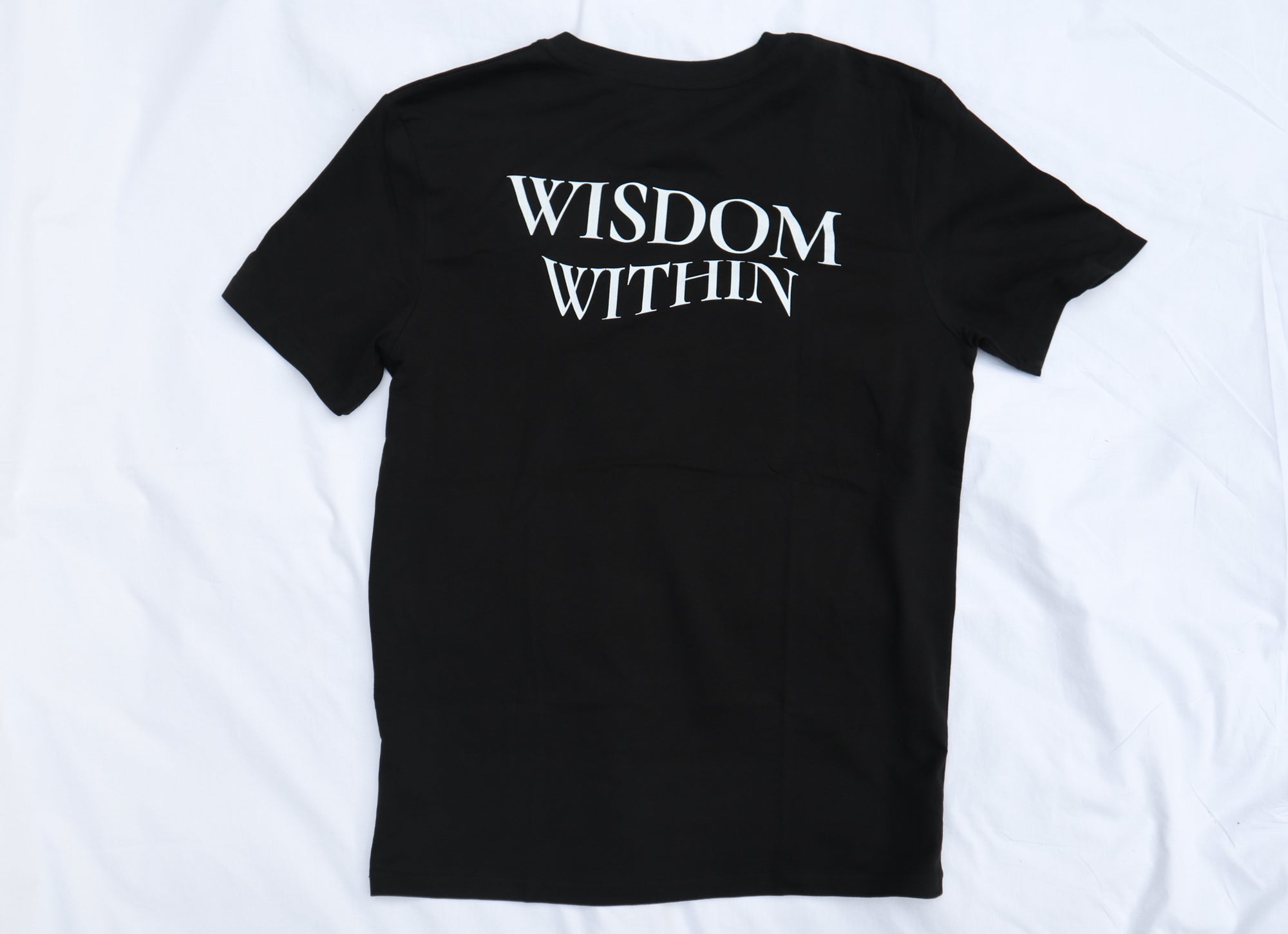 WISDOM WITHIN TEE IN BLACK