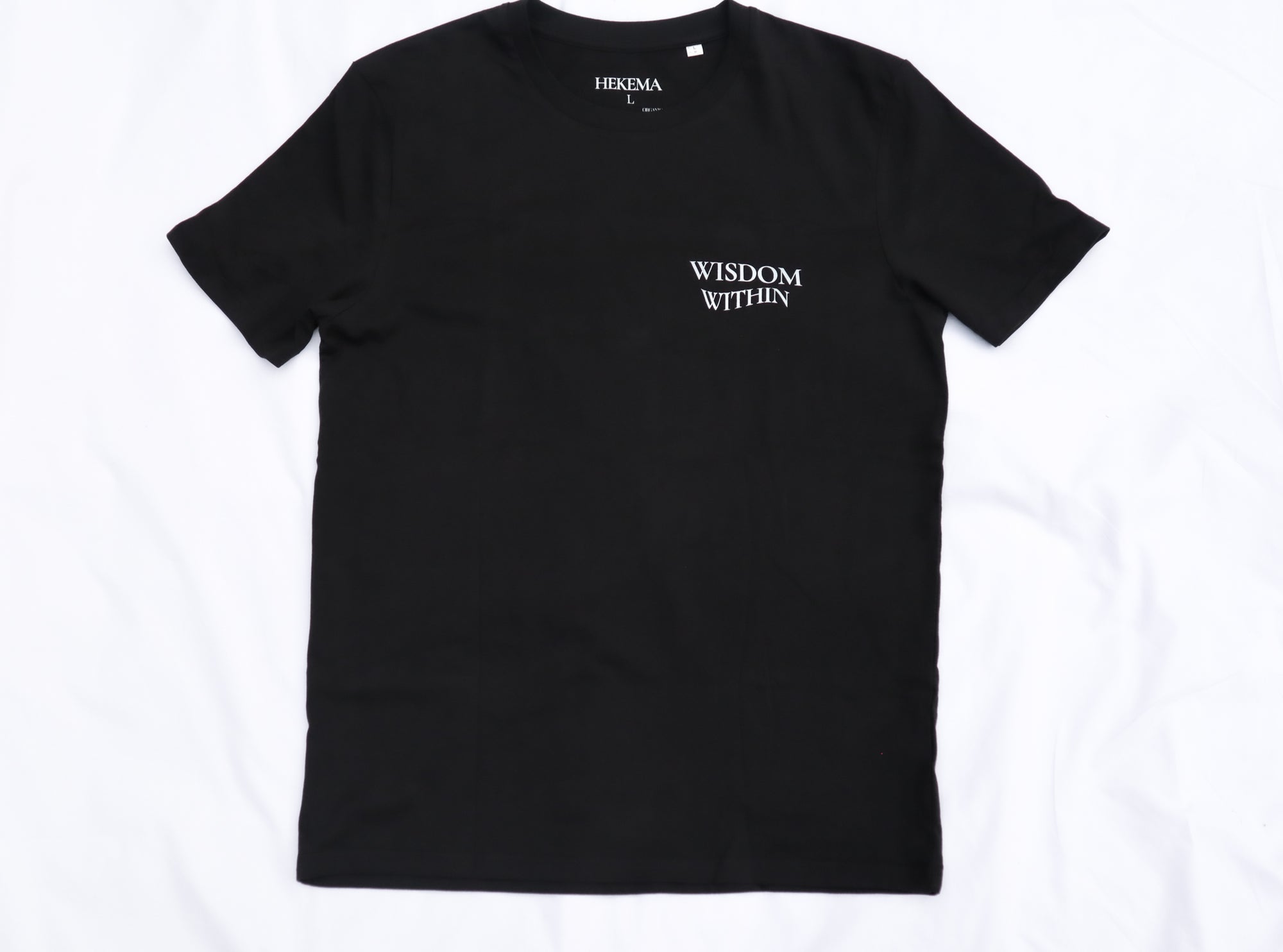 WISDOM WITHIN TEE IN BLACK