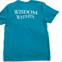 WISDOM WITHIN TEE IN ISLAND BLUE