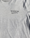 WISDOM WITHIN TEE IN GREY